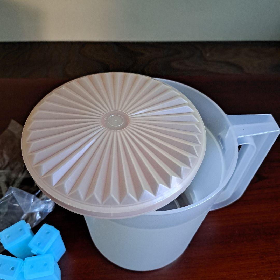 【日本製/新品/希少】Tupperware保存容器すのこゼリーピッチャー