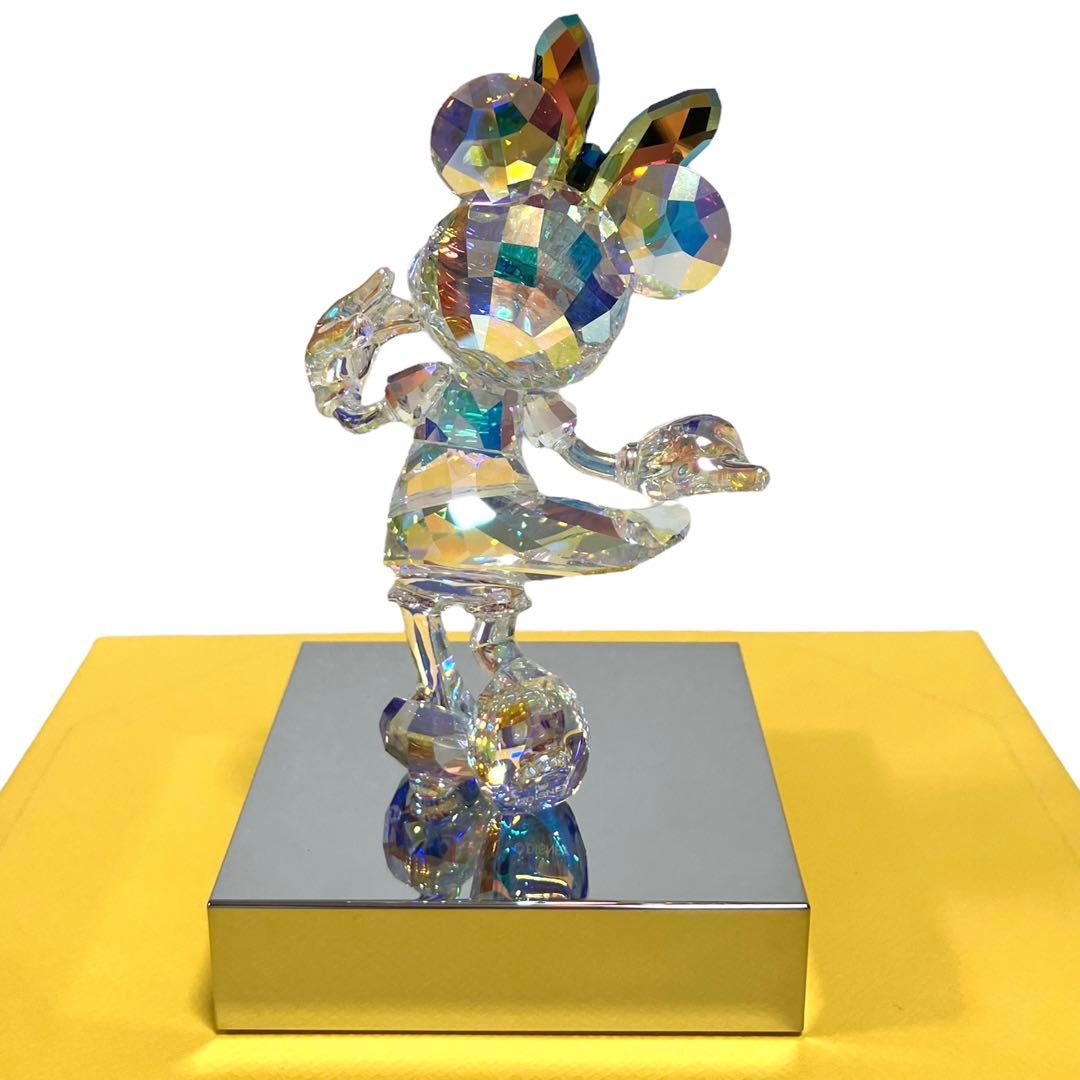 超美品 スワロフスキー×Disney ディズニー ミニー クリスタルフィギュア