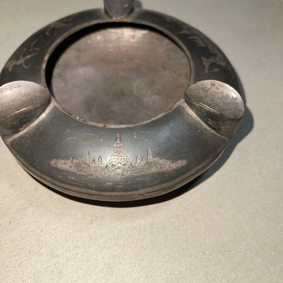 Y*U様 タイ　スターリング　銀　925 骨董　シルバー　灰皿