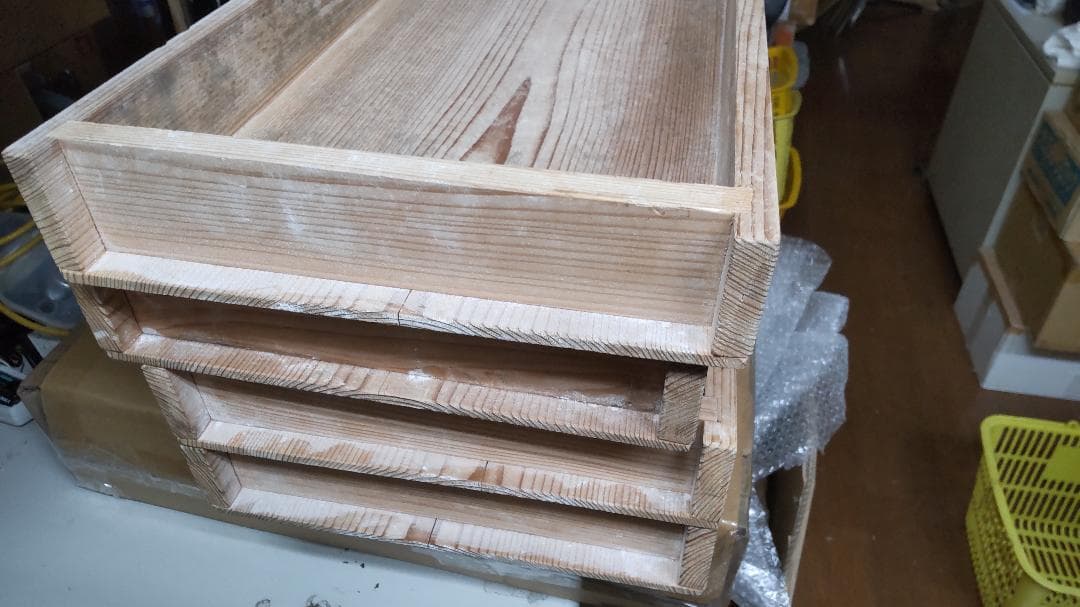 木製　番重４枚セット２　中古