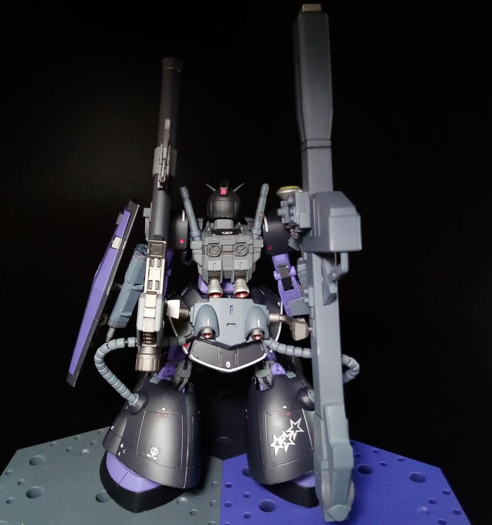 RG ガンダム ドムアーマー 黒い三連星 専用 鹵獲改修機 ガンプラ 完成