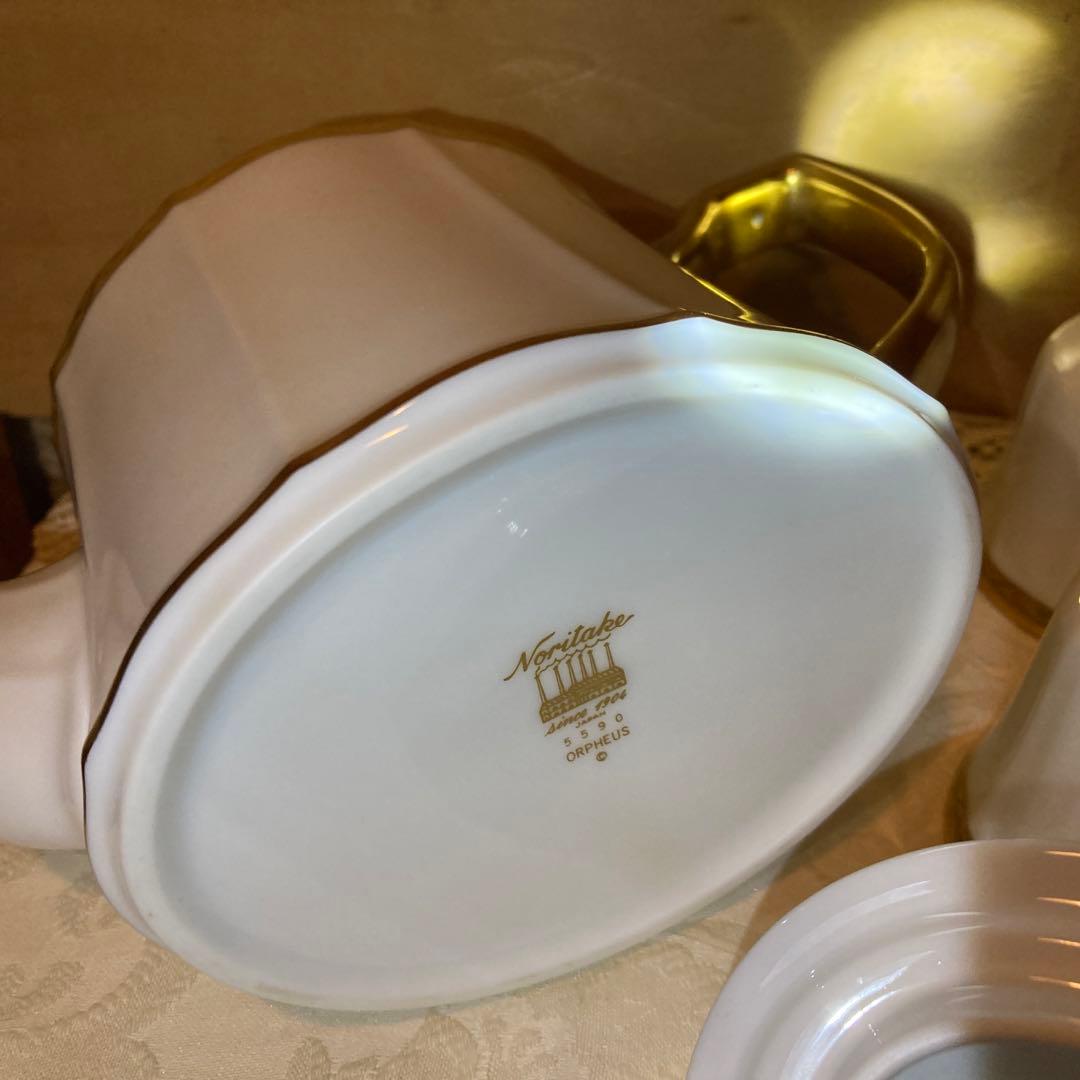 NORITAKE ダイヤモンド ノリタケポット金彩煙突 オルフェウス