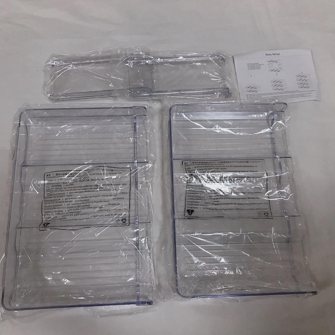 積み重ね可能なウォーターボトル収納　4パック棚収納