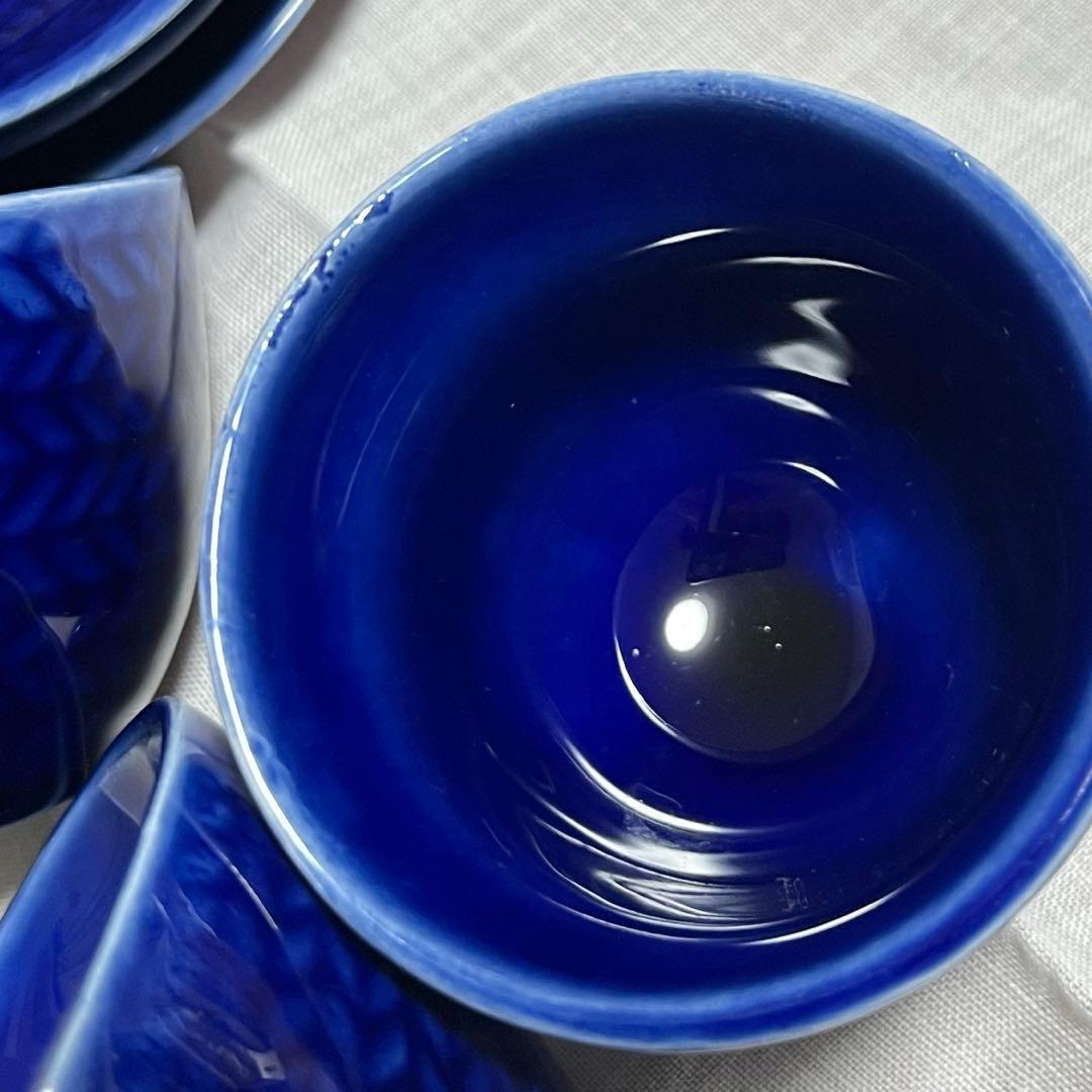 ロールストランド　Bla eld エッグカップ3個小皿3枚