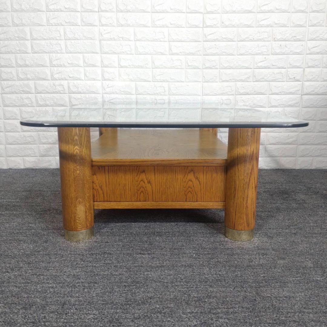 Thomasville トーマスビル ガラステーブル センターテーブル F097