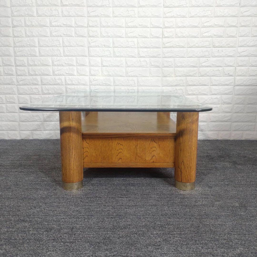 Thomasville トーマスビル ガラステーブル センターテーブル F097