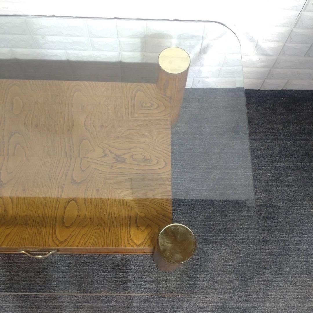 Thomasville トーマスビル ガラステーブル センターテーブル F097