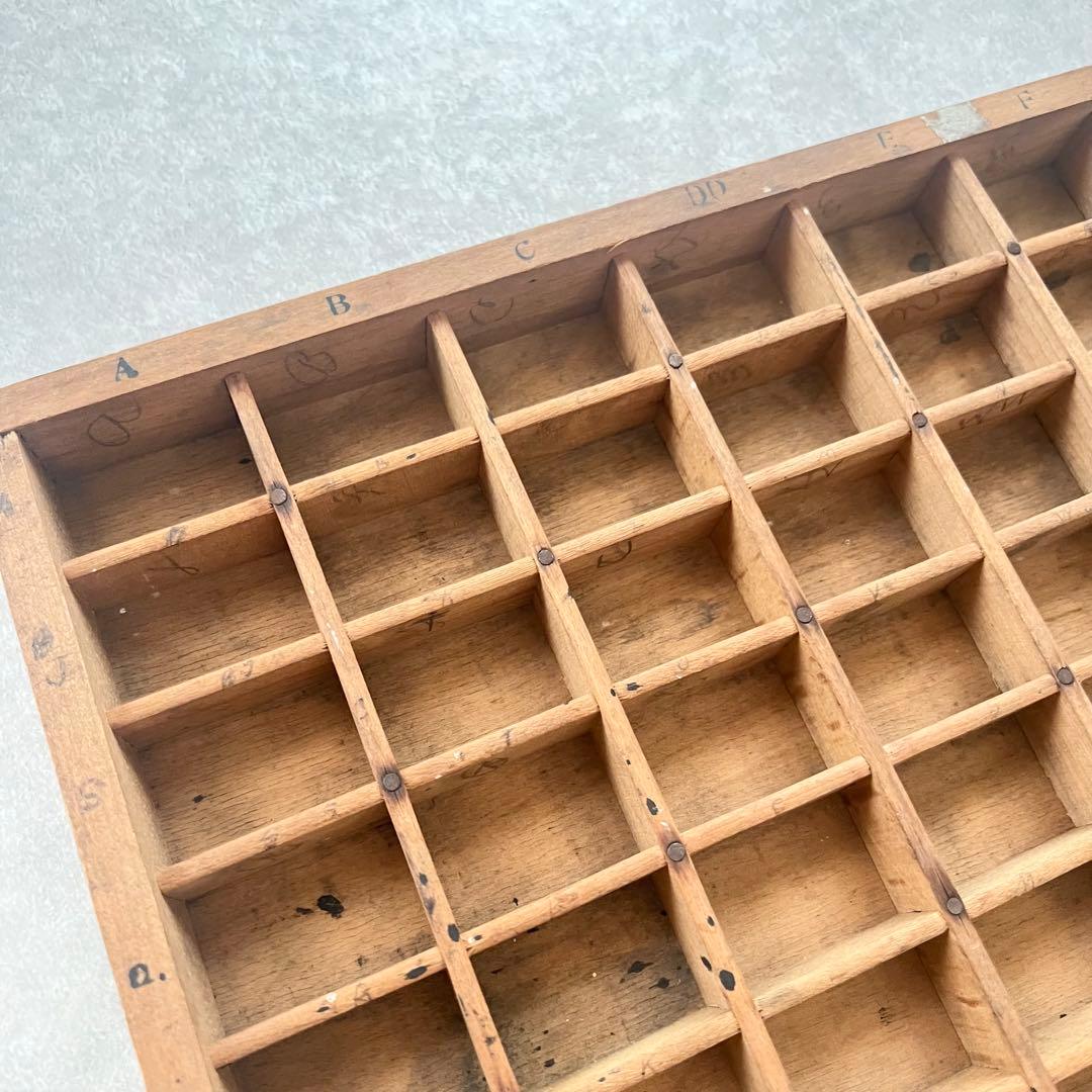 【アンティーク】 木製 プリンタートレイ インテリア