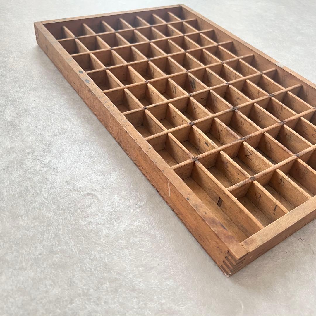 【アンティーク】 木製 プリンタートレイ インテリア