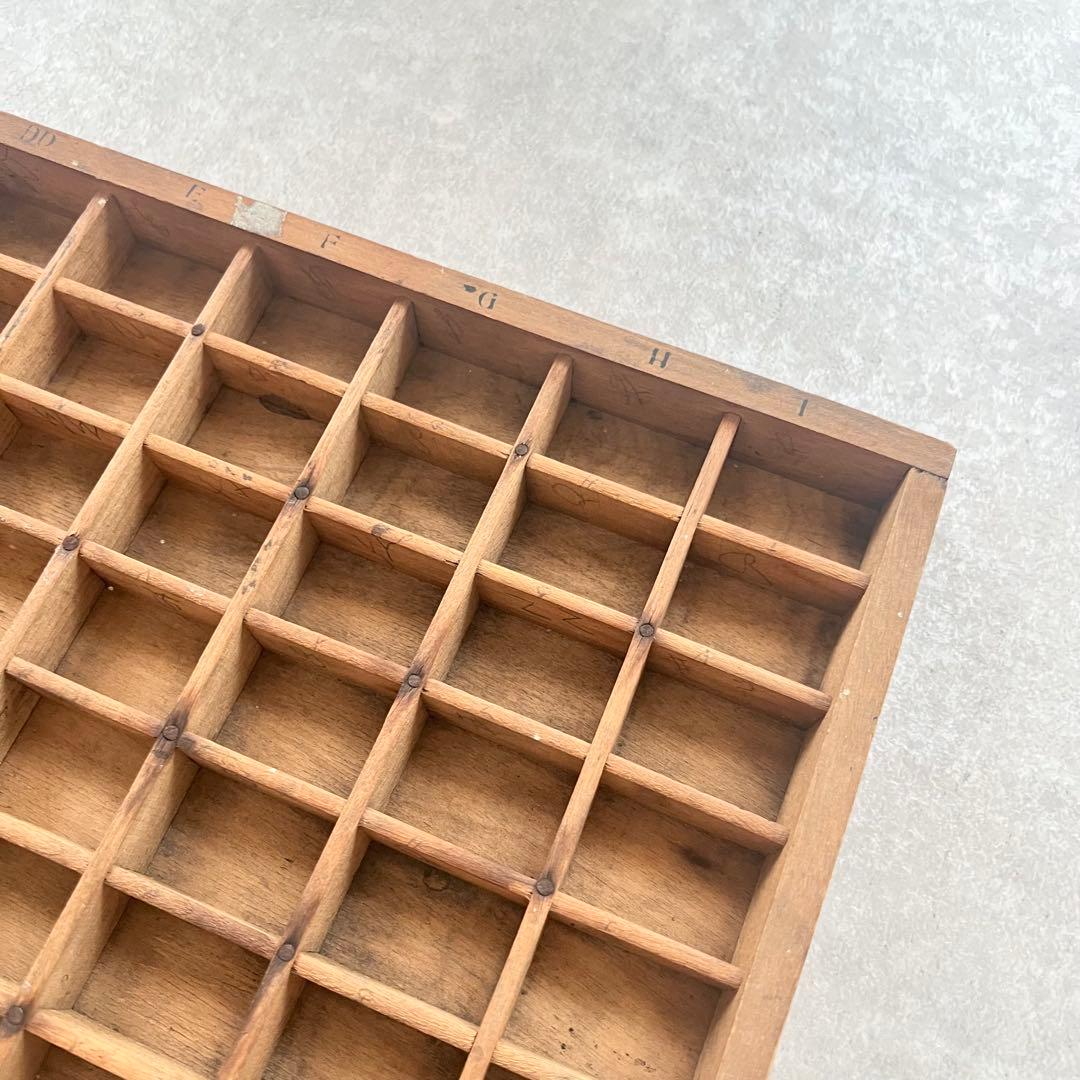 【アンティーク】 木製 プリンタートレイ インテリア