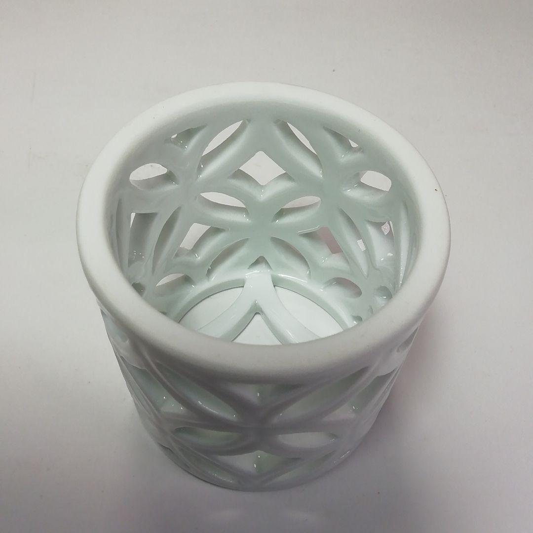 S551 皆具 『平戸焼』『白磁 七宝透 皆具』『十三代 横石嘉助作