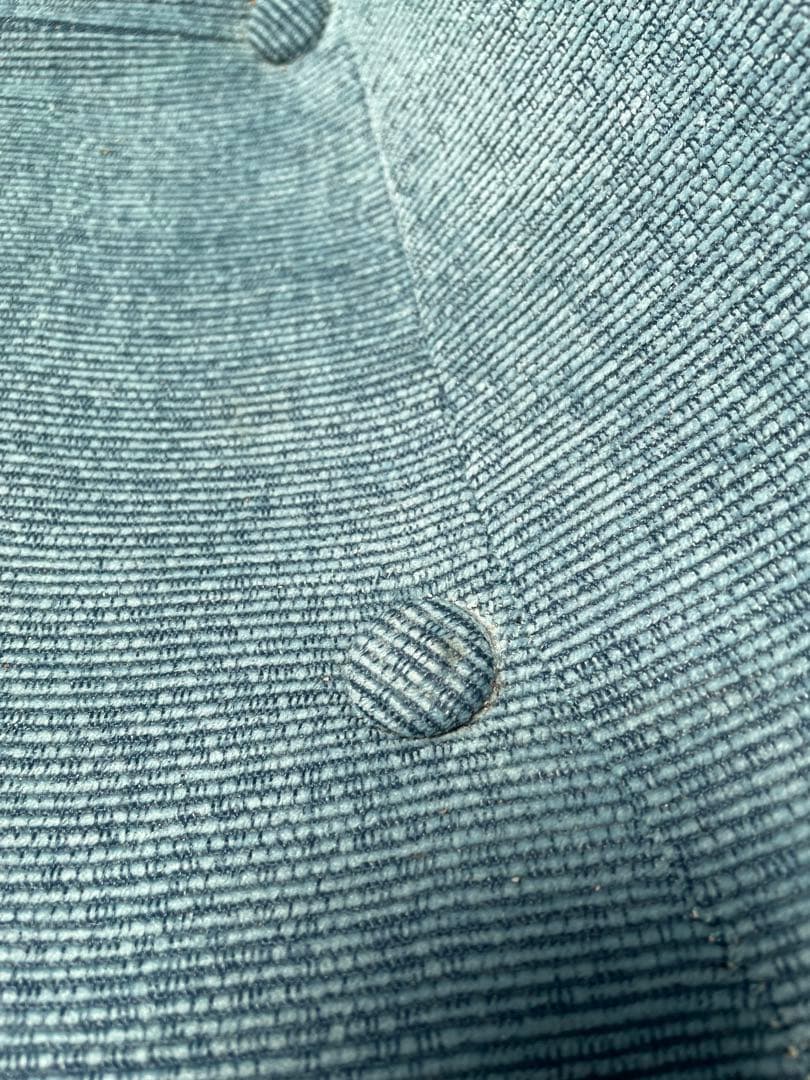 【あやりんさま専用】1人掛けソファ 青　ブルー※傷箇所追加