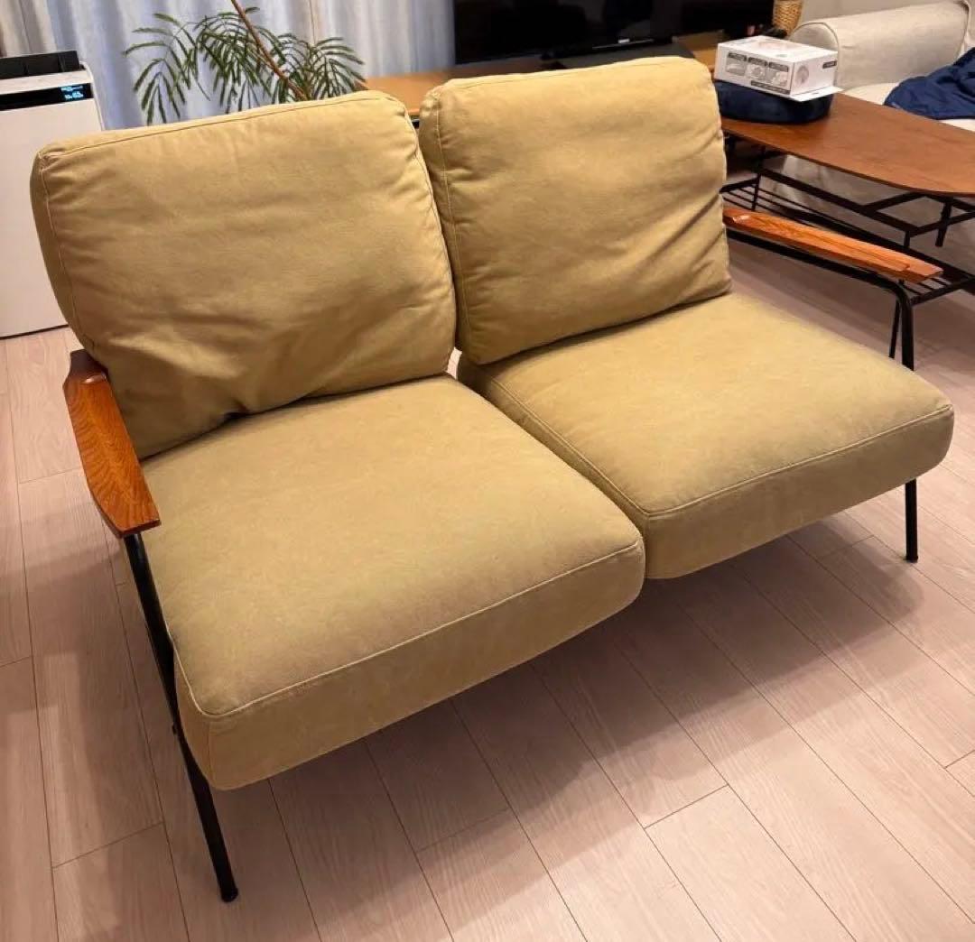 niko and…FURNITURE&SUPPLY ベージュ2人掛けソファ