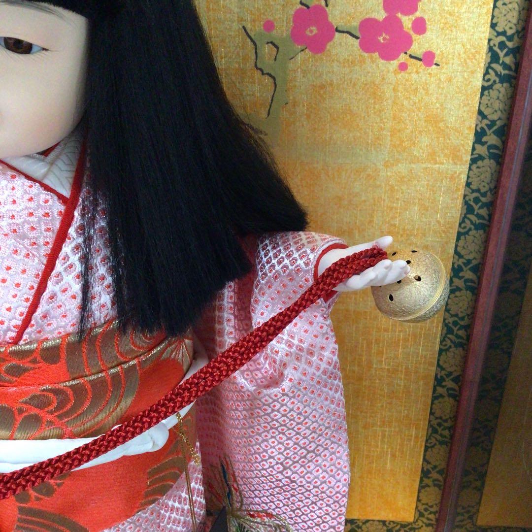 市松人形 伝統的な和服 黒髪 - メルカリ