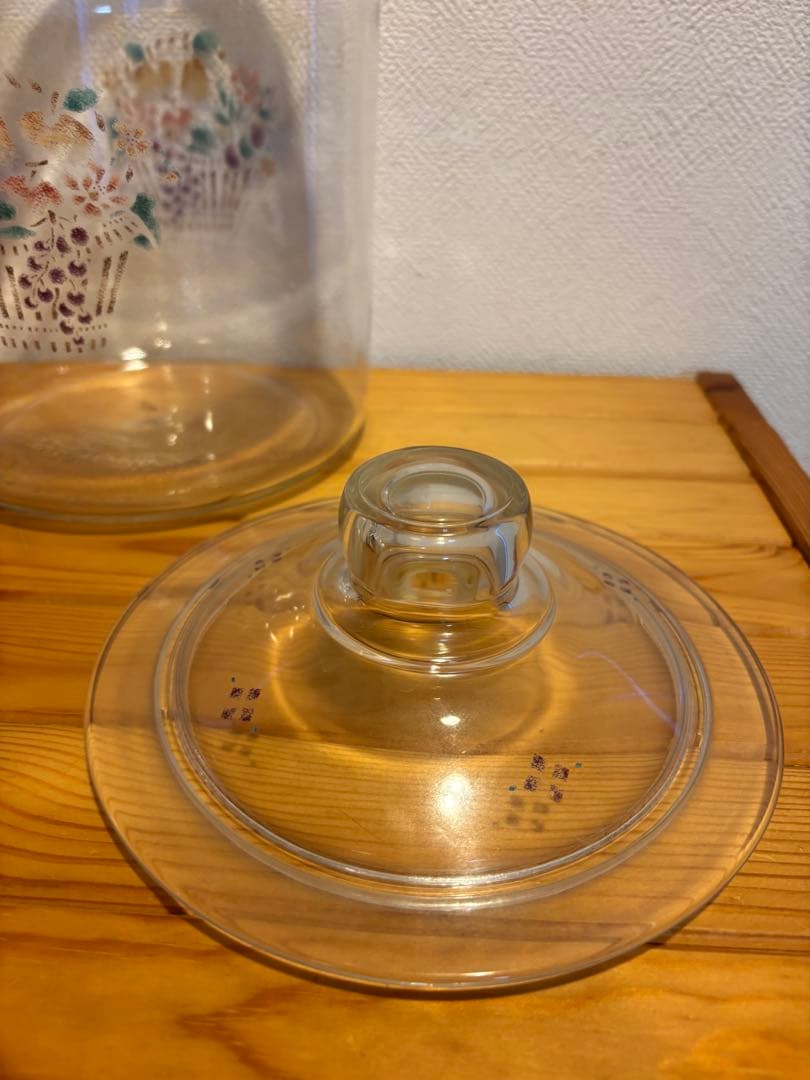 ライフショップマニー　many マニー　ガラスジャー　プロヴァンス柄