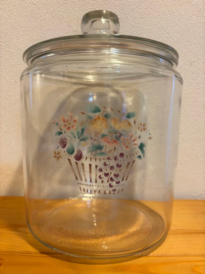 ライフショップマニー　many マニー　ガラスジャー　プロヴァンス柄