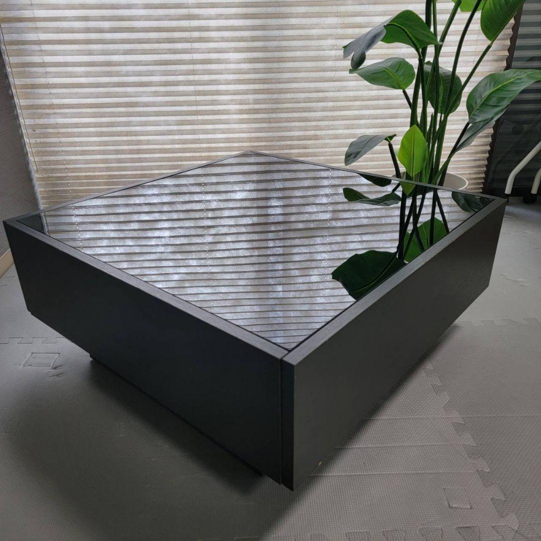 地域限定送料込　GS-BOXY COFFEE TABLEカマラスボックステーブル