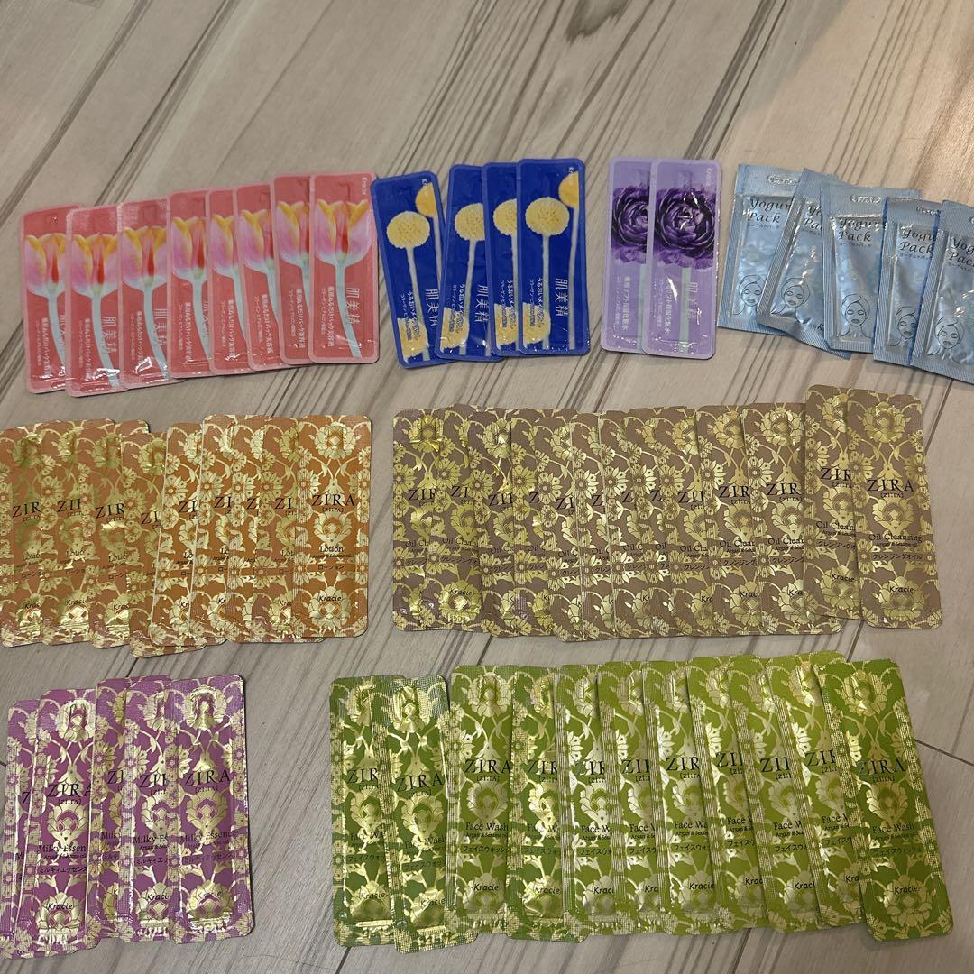 ZIRA サンプル スキンケアトライアルセット多数 50袋前後 - メルカリ
