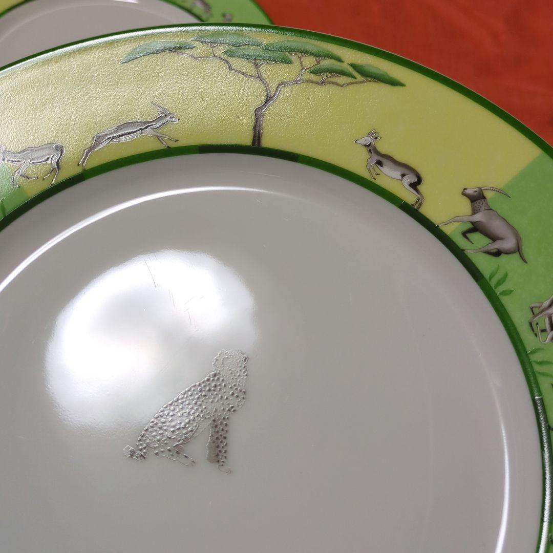 エルメス アフリカ 皿　2枚セット