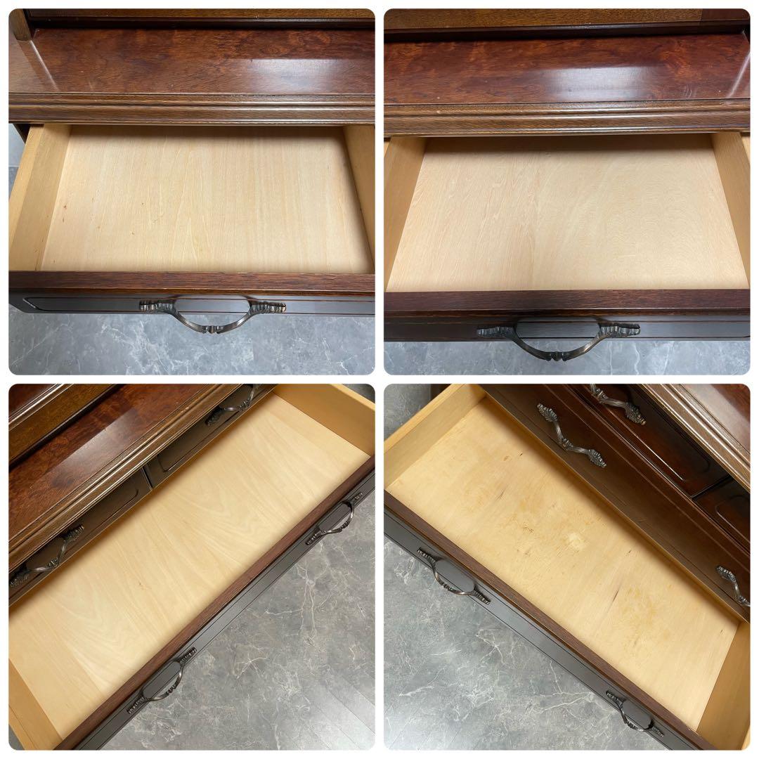 マルニ木工　ライティングビューロー　 机　デスク　引き出し収納　廃盤品