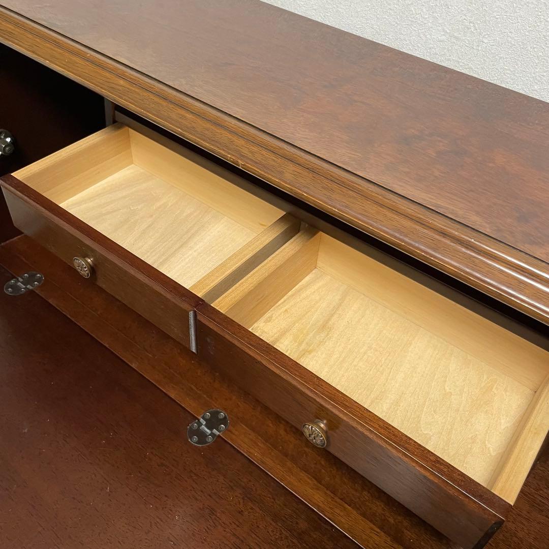 マルニ木工　ライティングビューロー　 机　デスク　引き出し収納　廃盤品