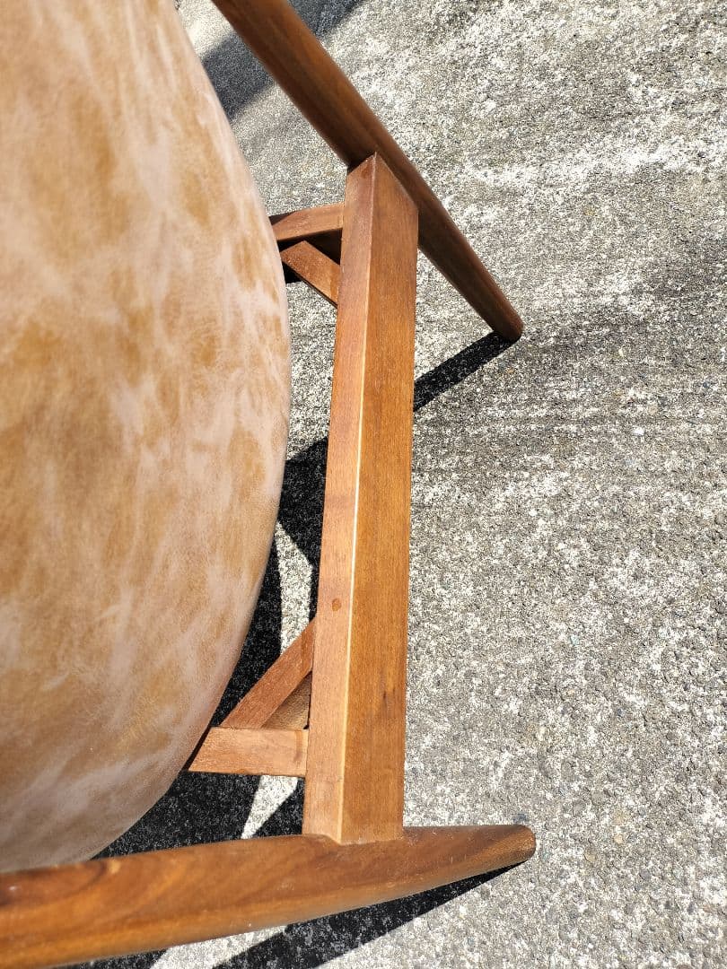 美品 NOCE (ノーチェ) アームソファ キャメルブラウン UC01