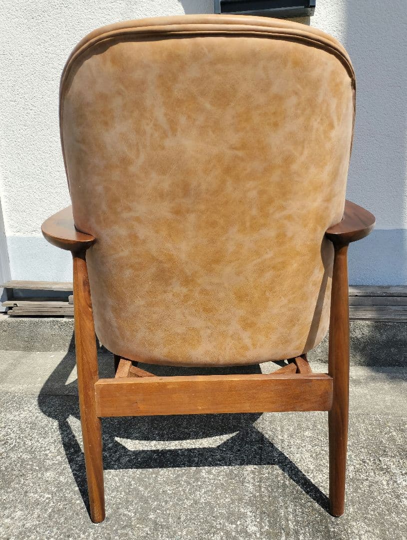 美品 NOCE (ノーチェ) アームソファ キャメルブラウン UC01