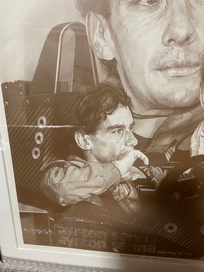 アイルトン・セナ F1 アートポスター クレイグ・ワーウィック絵画