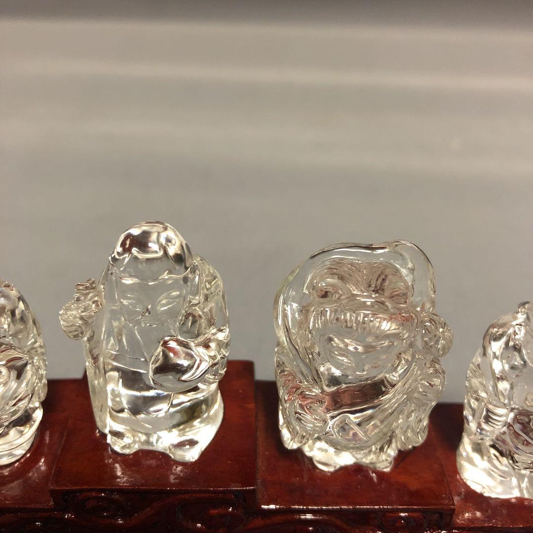 本水晶七福神彫物