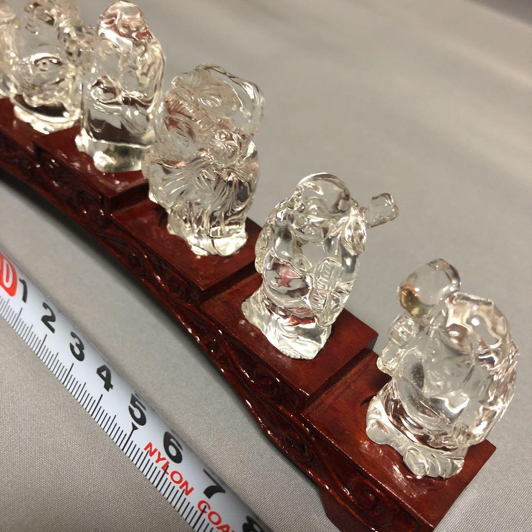 本水晶七福神彫物