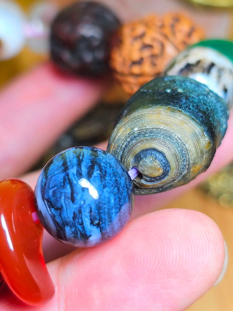 あらゆる邪気や魔を払う‼️九眼頁岩石のブレス