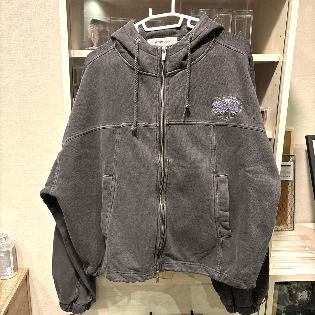 ずっと真夜中でいいのに。陰陽パーカー アウター grey Mサイズ ずとま