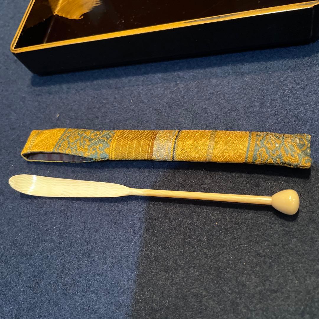 茶道具 茶箱「利休茶箱」※『波千鳥の蒔絵』に※『茶杓は舟の櫓』 - メルカリ