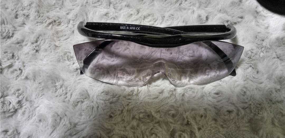 ２個　ハズキルーペ　ラメ入り　ブラック 　黒