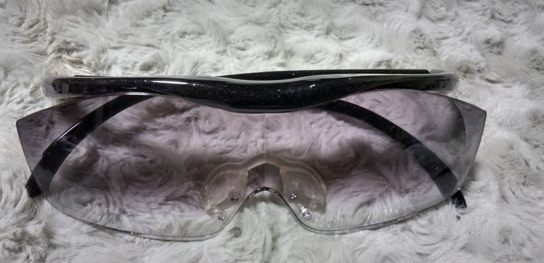 ２個　ハズキルーペ　ラメ入り　ブラック 　黒