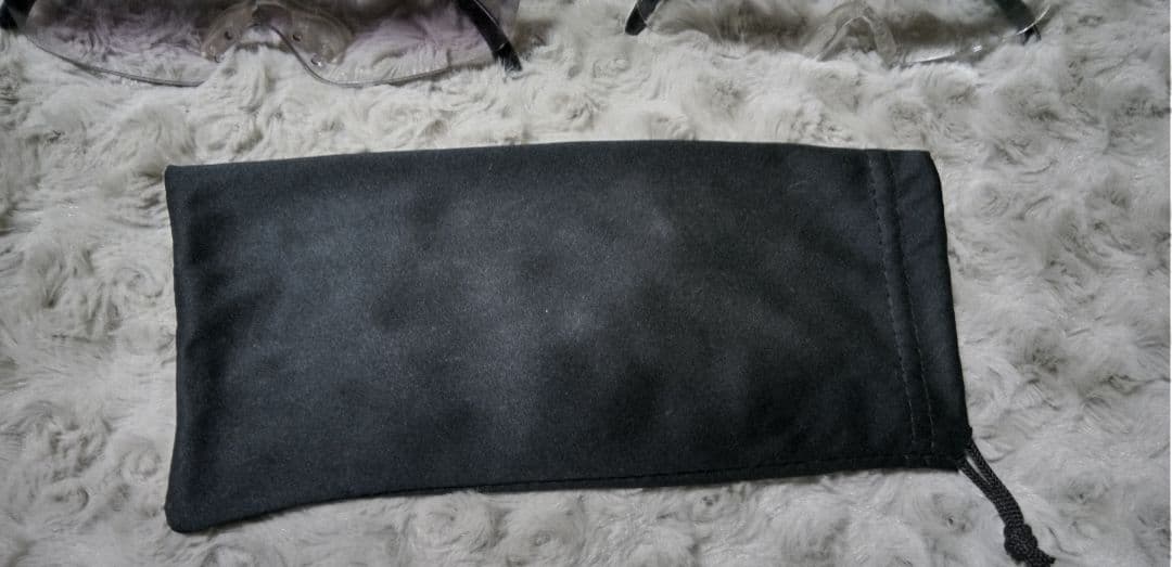 ２個　ハズキルーペ　ラメ入り　ブラック 　黒