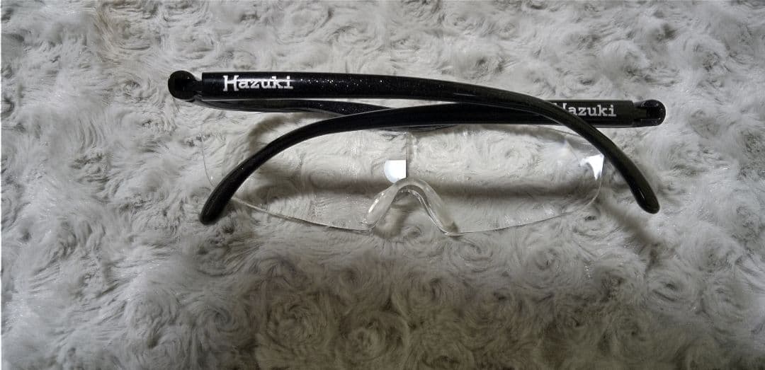 ２個　ハズキルーペ　ラメ入り　ブラック 　黒