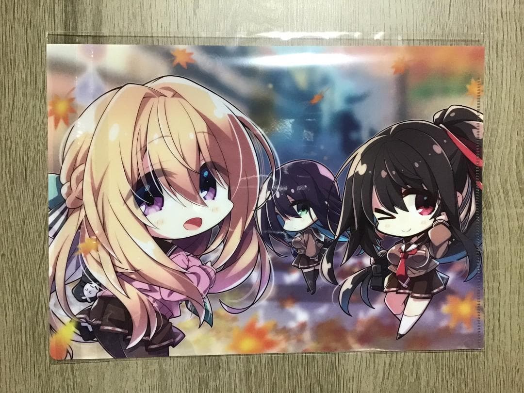 アマカノ2 クリアファイル 黒姫結灯 蔦町ちとせ 氷見山玲 咲來 あざらしそふと