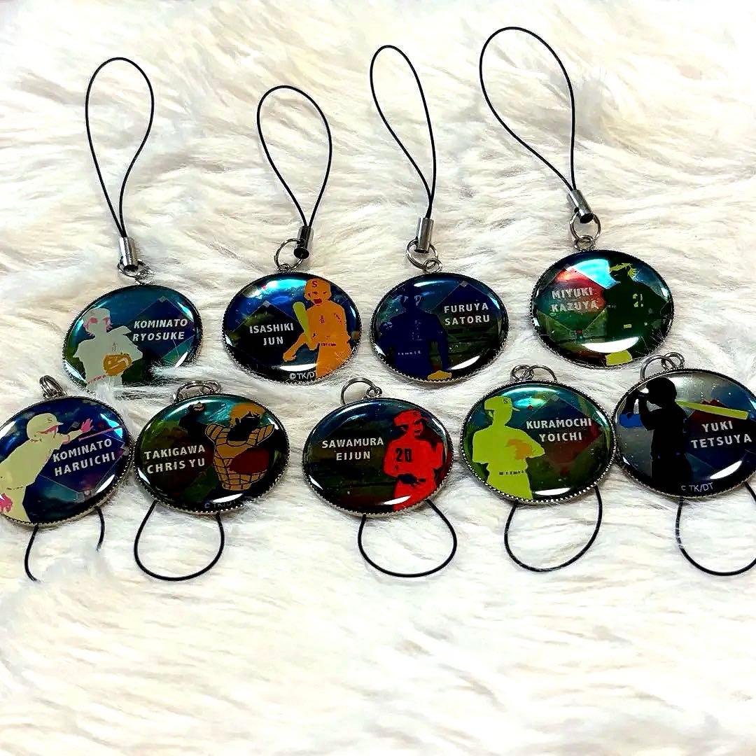 入手困難/公式】ダイヤのA シルエットモチーフストラップ 全15種