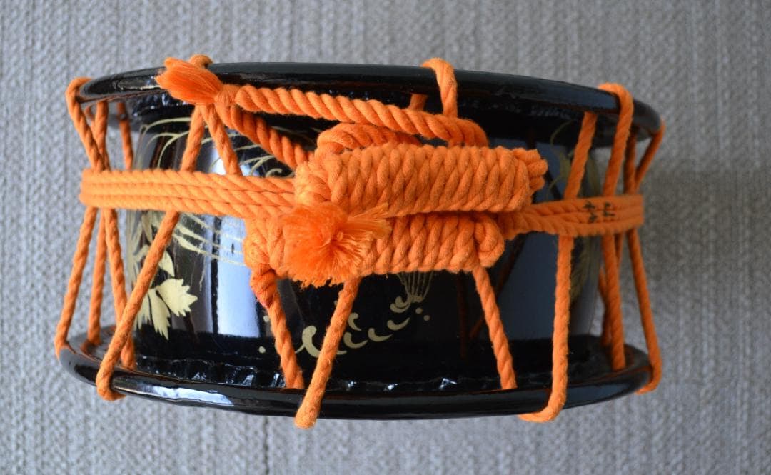 太鼓★古い和太鼓 締太鼓 台 袋付