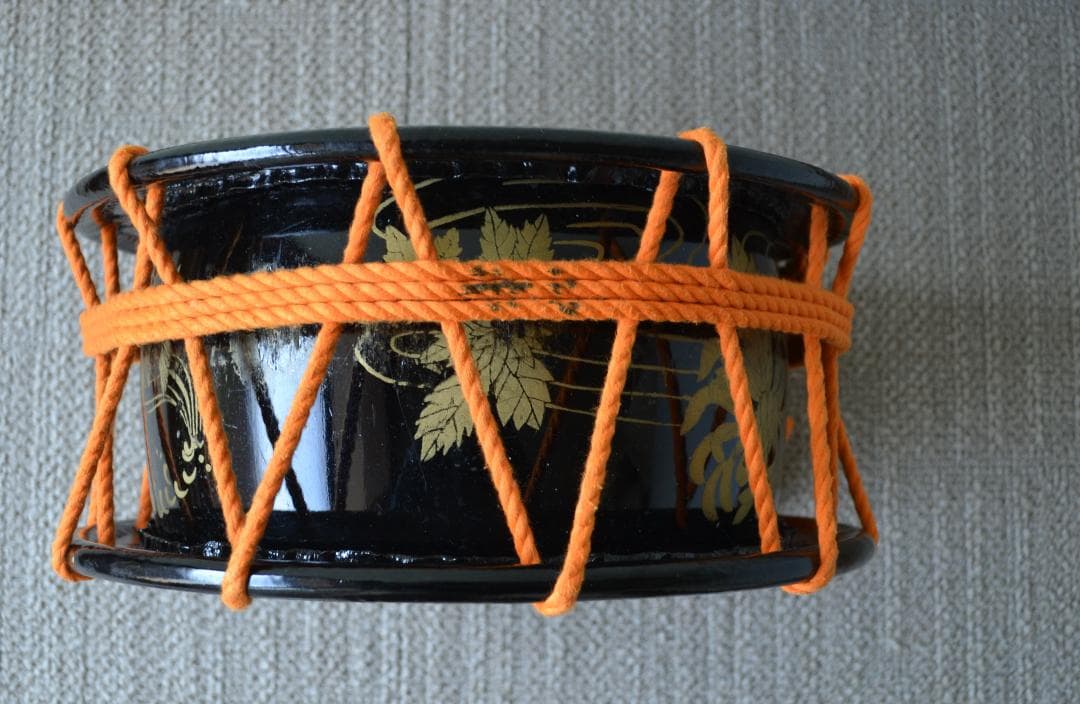 太鼓★古い和太鼓 締太鼓 台 袋付