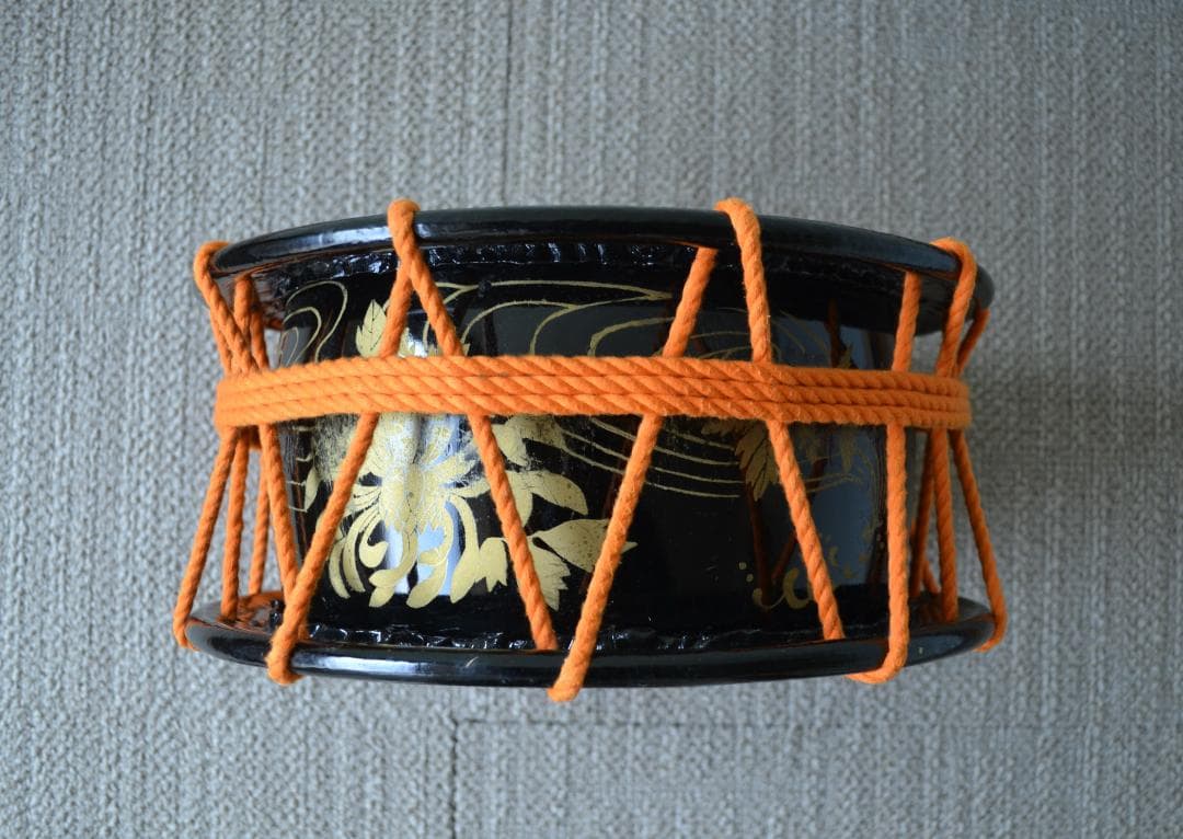 太鼓★古い和太鼓 締太鼓 台 袋付