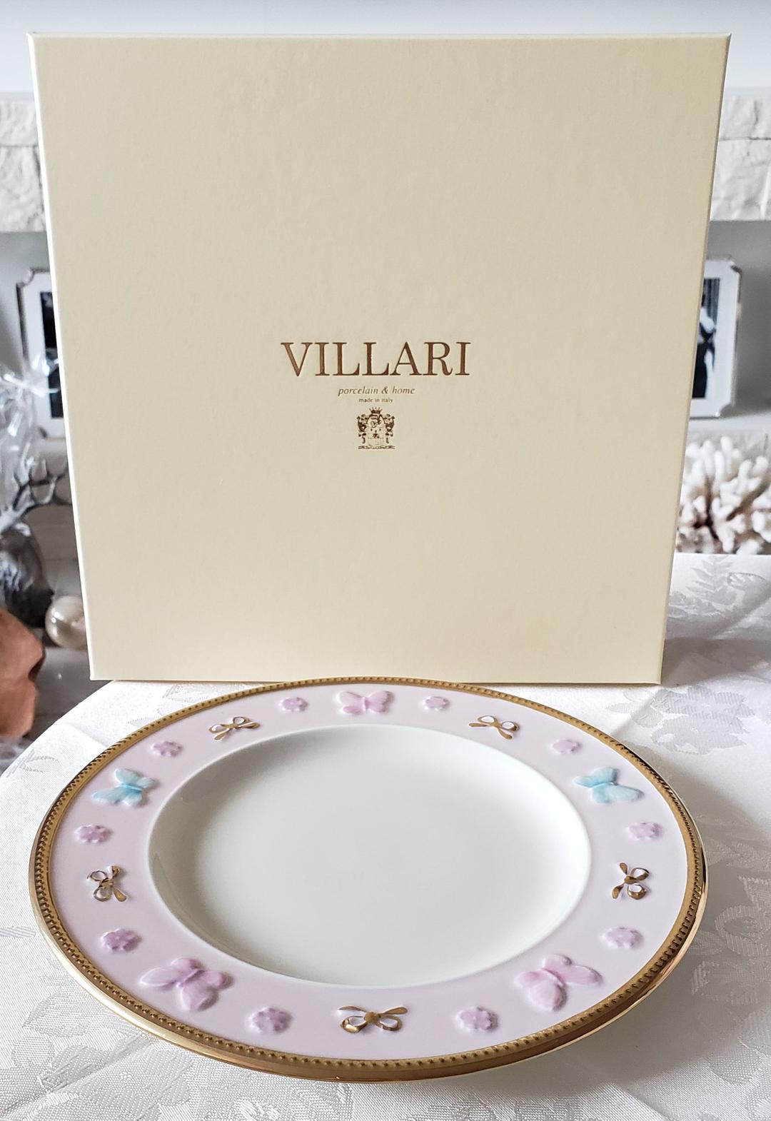 希少 ヴィラリ デザートプレート 21.2cm ポット カップ