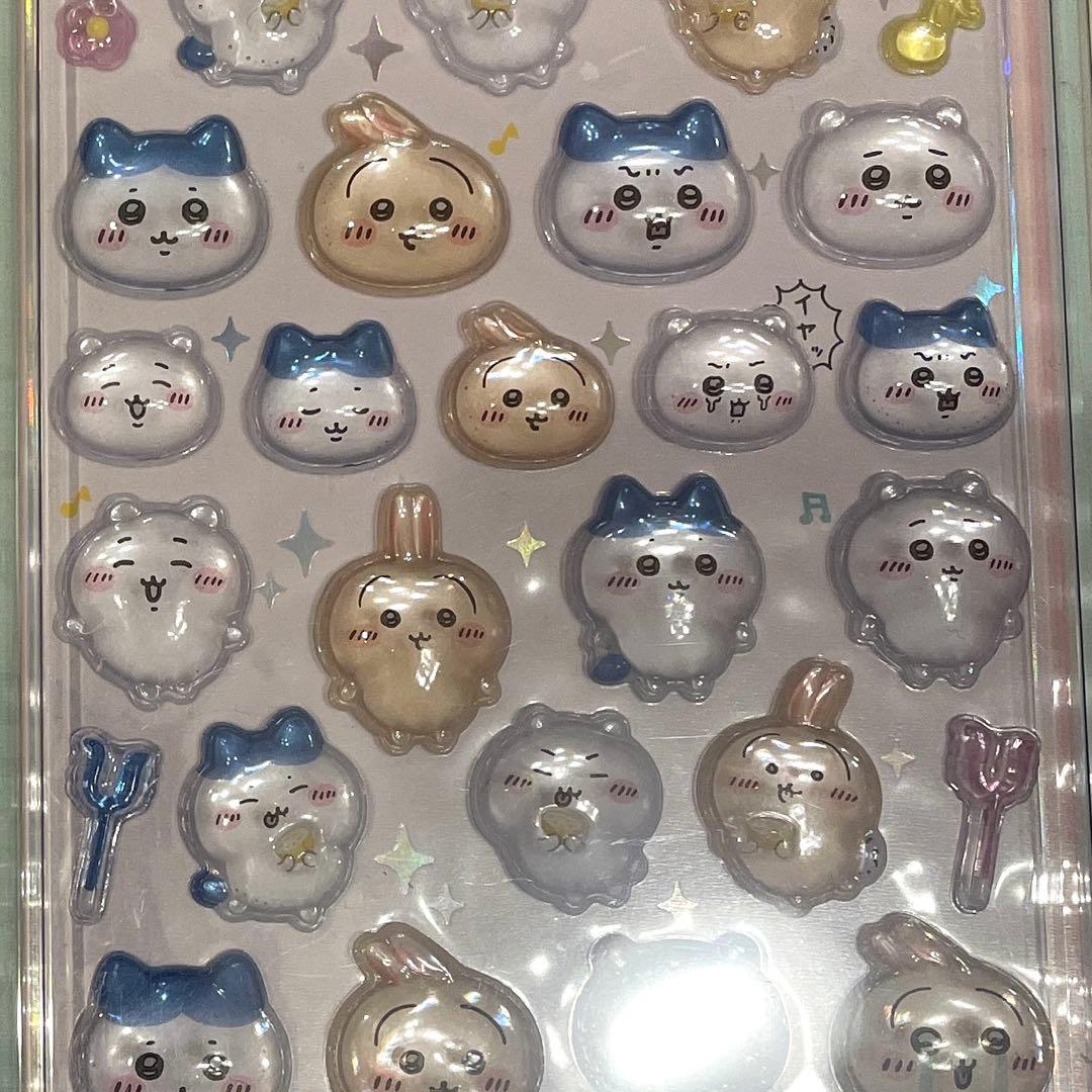 正規品ボンボンドロップシール　サンリオ、ちいかわ/ プクキラシールの7点セット