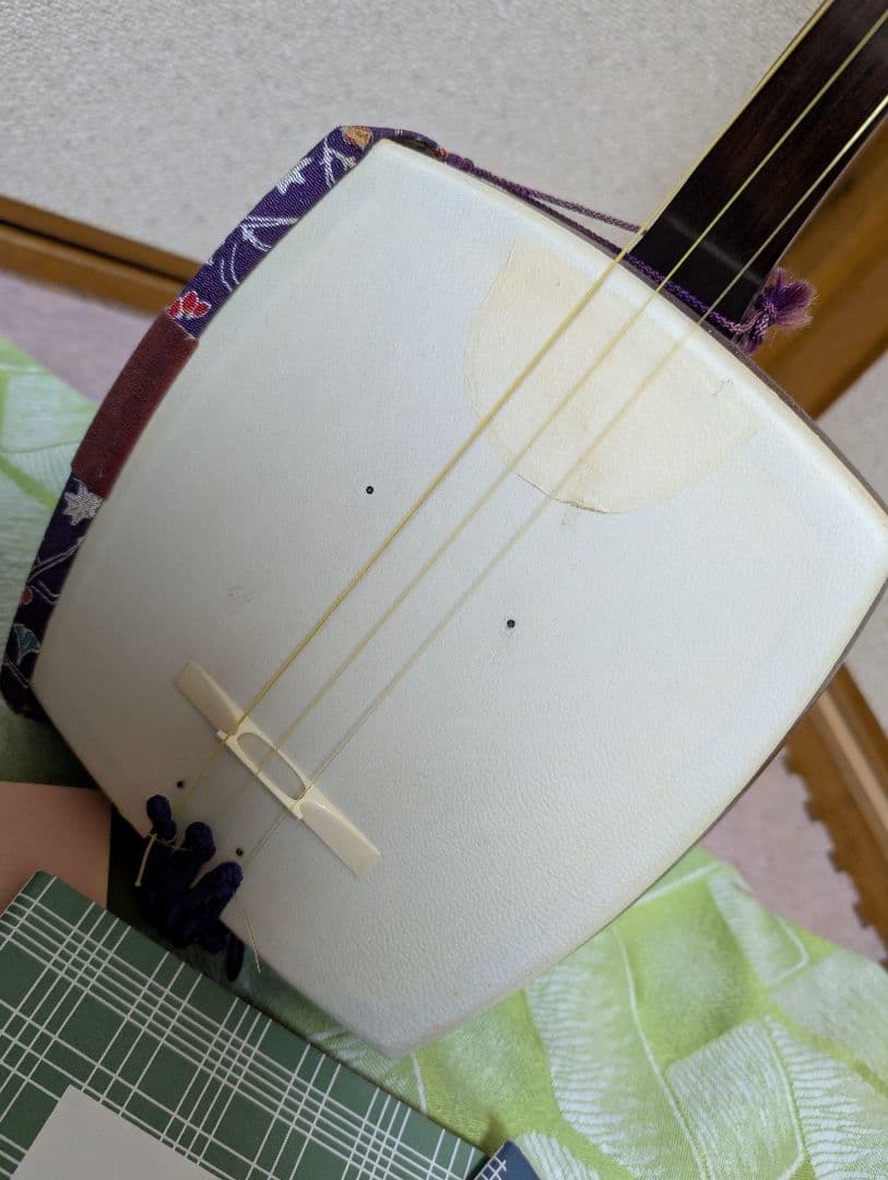 三味線　長唄？　皮両面正常