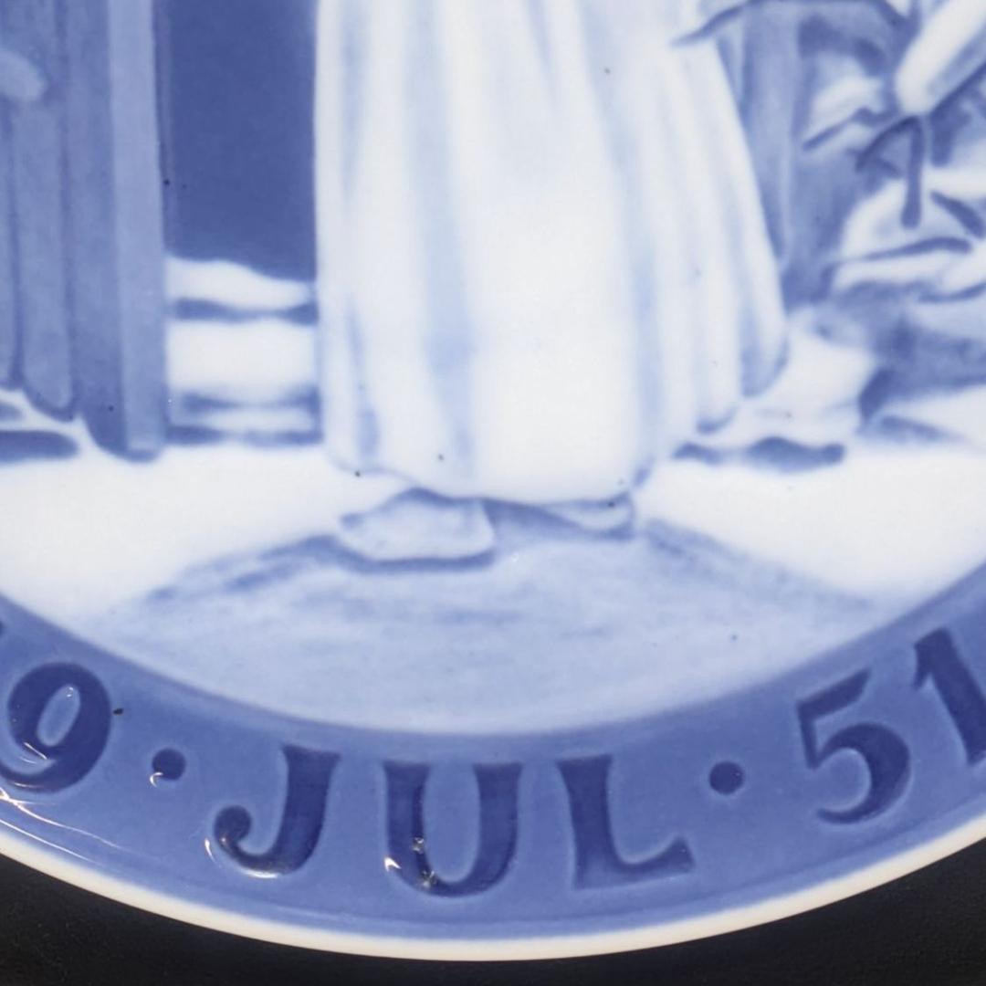 1951年 1級品 クリスマスの天使 ロイヤルコペンハーゲン イヤープレート美品