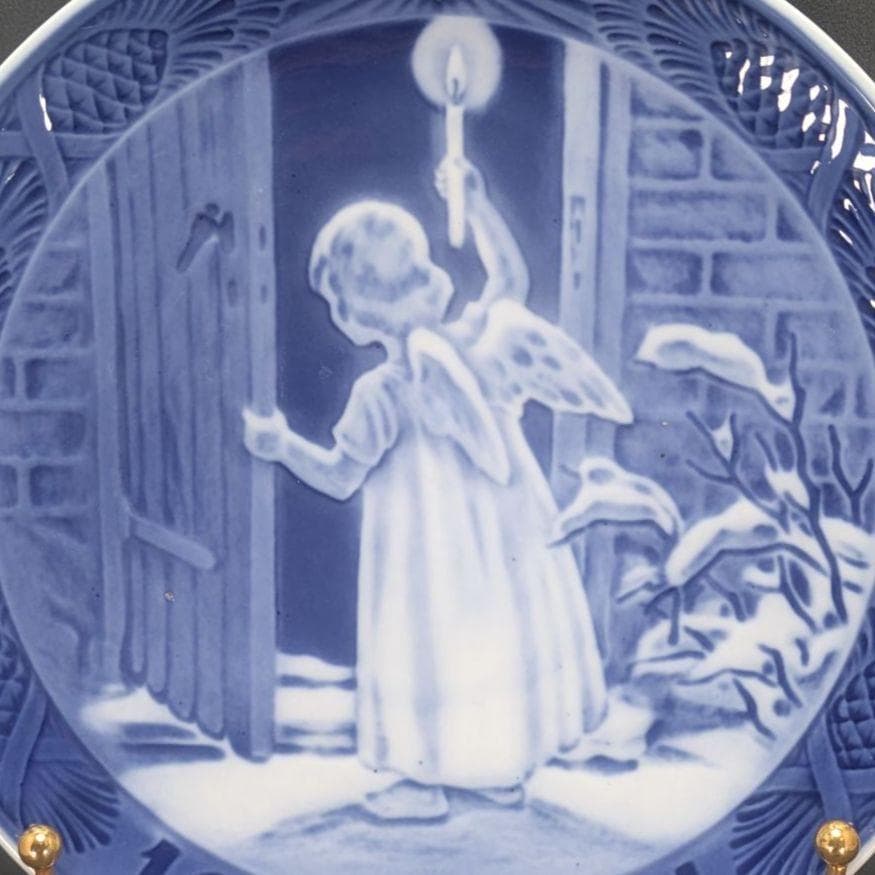 1951年 1級品 クリスマスの天使 ロイヤルコペンハーゲン イヤープレート美品