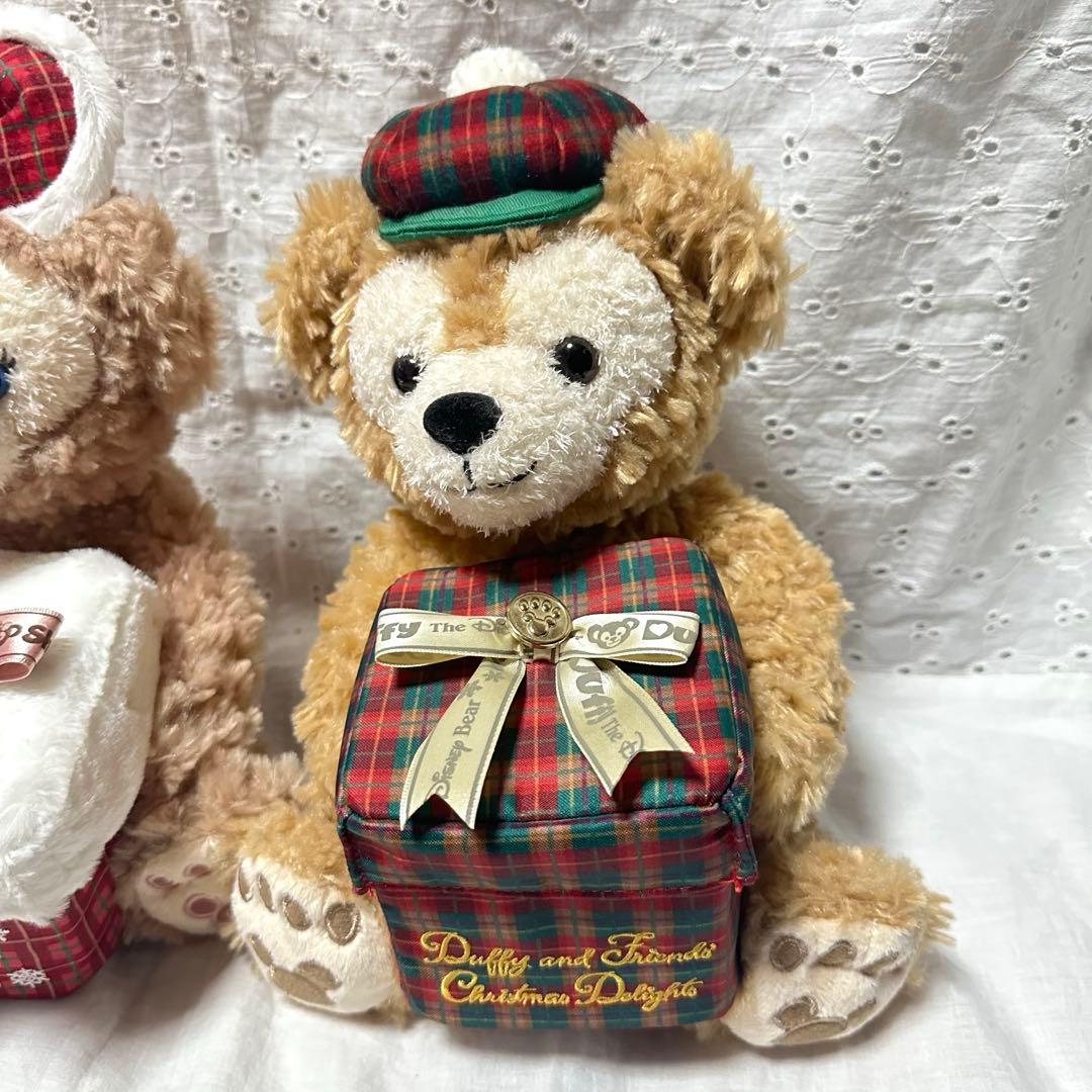 ダッフィーシェリーメイディズニークリスマスギフトボックスぬいぐるみ