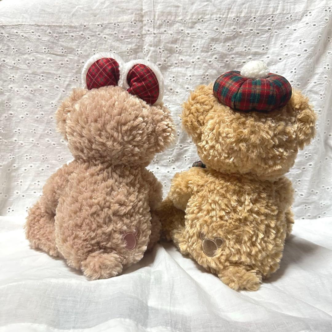 ダッフィーシェリーメイディズニークリスマスギフトボックスぬいぐるみ