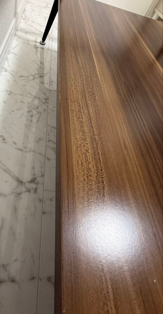 モダン ガラス 木製 リビングテーブル 幅120cm